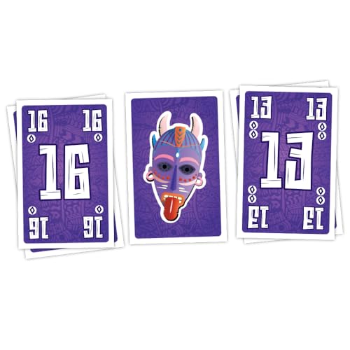 Gigamic - CABANGA - Jeu de Cartes stratégique aux Parties animées - Parties Rapides Entre Amis ou en Famille - De 3 à 6 Joueurs - Dès 8 Ans !, Vert, Bleu, Jaune