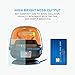 Agrieyes Magnetic Beacon Light Wireless, Class I Portable 12-24V Rotating Warning Lights, Rechargeable Amber Flashing Strobe Lights for Vehicles Trailers Trucks Tractor Bus Forklift Cars