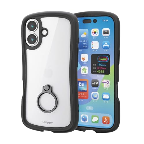 GR iPhone 17 P[X Jo[ NA ϏՌ Ռz nCubh TPU Grippy ɓ Obv Xgbvz[t Jی h~Ot XgbvV[gt ubN PM-A25AGRPFRBK