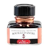 EXACOMPTA Herbin 13058T - Un flacon d'encre 30 ml pour stylo-plumes et stylos roller, Rouille d'ancre