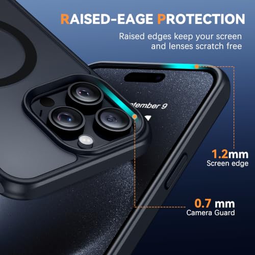 Coque iPhone 15 Pro Max noire avec béquille en aluminium intégrée - 7