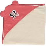 🎀 DESIGN ICONIQUE MINNIE : Une sortie de bain adorable avec une capuche à l'effigie de Minnie Mouse, décorée de son célèbre nœud et de ses oreilles en relief