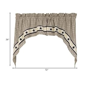 Country House Collection 31152 Farmstead Star Swag, 72-inch Length Country House Collection 31152 Farmstead Star Swag 72 inch Length