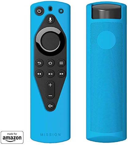 Mission Remote Case for The All-New Fire TV Voice Remote (2018 Version for Fire TV Stick 4K and Fire TV Cube) (Bahama Blue)