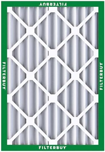 Filterbuy 20x25x4 Air Filter MERV 8 Essential Dust & Allergy Defense (2-Pack), Electrostatic Pleated HVAC AC Furnace Filters Replacement, Made in USA (Actual Size: 19.50 x 24.50 x 3.63) — view 7