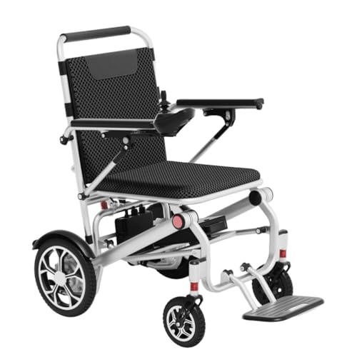 CUIOT Electric Wheelchair for Adults, Foldable Motorized Wheelchair,400w Brushless Moto,15 Miles Long Travel Range, Lightweight Mobility Chair for Seniors - Indoor/Outdoor