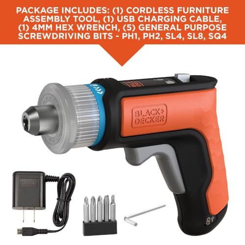 BLACK+DECKER Cordless Furniture Assembly Tool