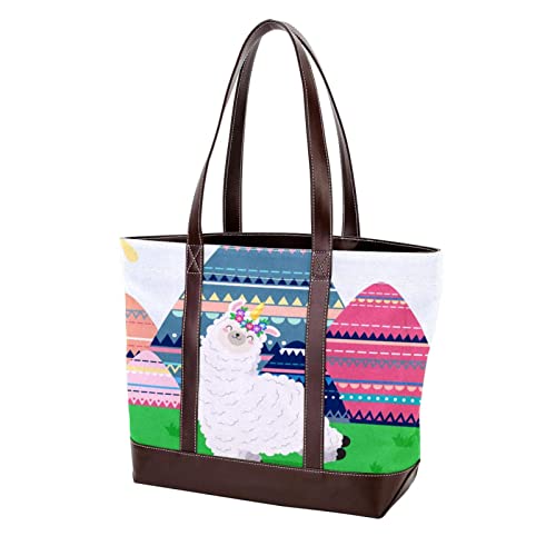 Sac à main lama dessin animé pour vos sorties et balades citadines colorées
