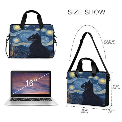 Bolso para portátil MNSRUU de 15.6 pulgadas modelo Whale Sky miniatura 5