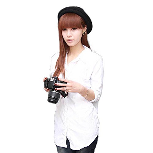Women Hat, ღ Ninasill ღ Exclusive Dome Cashmere Bowler Hats (Black)