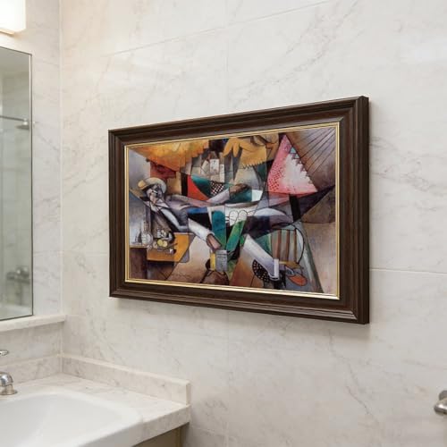 Impression sur toile Albert Gleizes Homme dans un hamac Modernisme 61x91 cm - 5