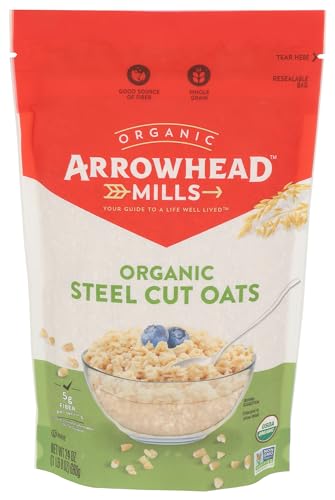 Arrowhead Mills, Oats Steel Cut Gluten Free Organic, 24 Ounce