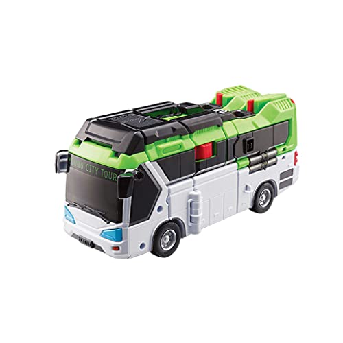Tobot V Big Boss Transforming Robot To City Bus Transformation Action Figure #TOP3
