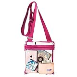 Clear Bag Stadium Approved Crossbody | Small Clear Bags for Women & Men to Stand Out in Style & Secu