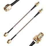Connectors: All-copper SMA Female to SMA male cable，which is more convenient to connect wire jumper.