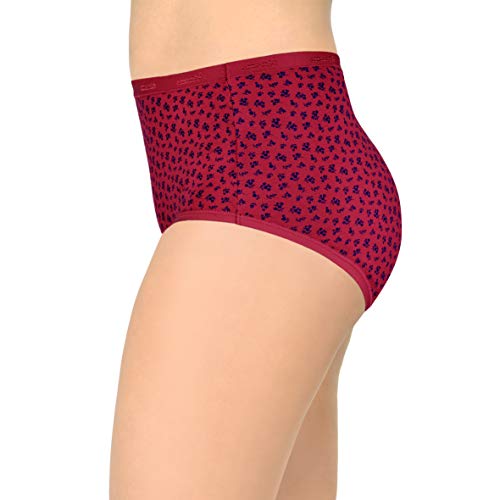 Image of Amante Printed Cotton Full Brief Panty Pack(Pack of 3)