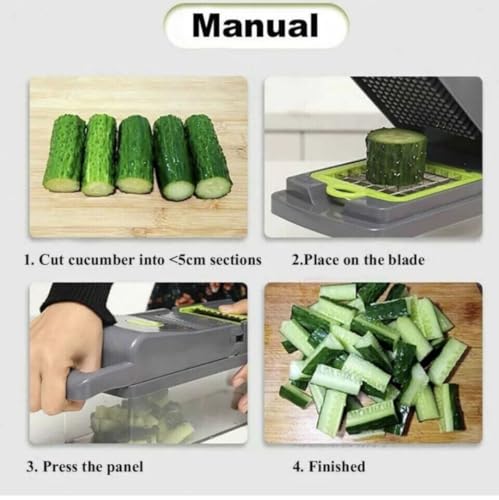 Cortador de verduras multifunción 16 en 1 miniatura 5