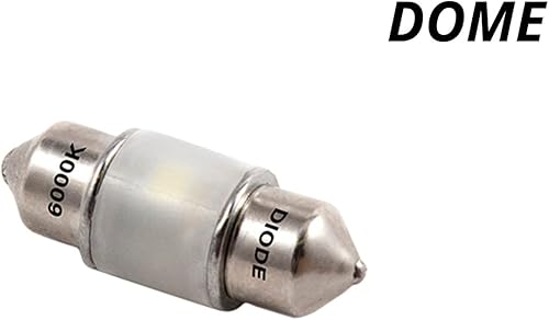 Diode Dynamics Luz LED de cúpula compatible con Mazda MX-5 Miata 1990-1997 (una), 1.142 in, Festoon HP6 Blue