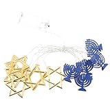 Guirlande lumineuse LED décorative d'intérieur : elle illuminera votre espace et ajoutera une touche festive et originale à votre décoration de fête de hanoukka