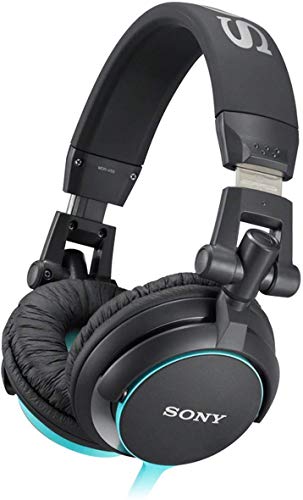 Sony MDRV55L - Auriculares de diadema cerrados, negro y azul