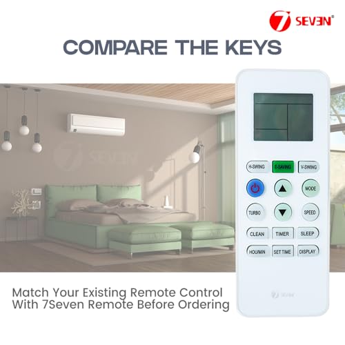Image of 7SEVEN Compatible of Godrej Ac Remote Original Model 223A 433kHz Suitable for 1 1.5 2 Ton Split Air Conditioner 15 Keys Ensure Each Key Match and Genuine Remotes Replicate Exactly