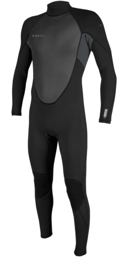 O'NEILL 2026 Mens Reactor-2 3/2mm Back Zip Wetsuit - Black/Graphite