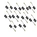 Aexit 20 Pcs Electrical Electric Drill Motor Carbon Brushes 19/32