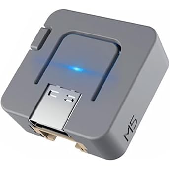 M5Stack ATOM Lite Wi-Fi / Bluetooth compatible SoC "ESP32-PICO" is mainly equipped with a push-button switch, RGB LED, and a connector for connecting Grove modules, etc