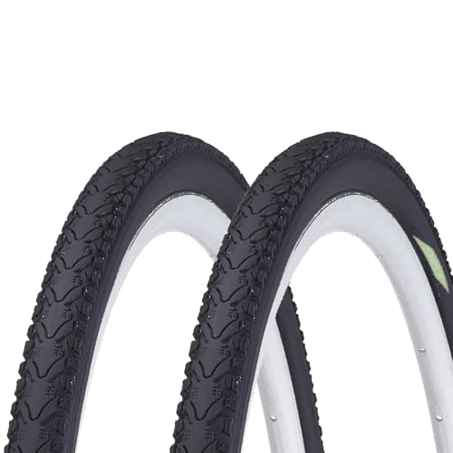 2 pneus 16 x 1,75 pour vélo enfant demi-slick routes noirs et couvertures caoutchouc