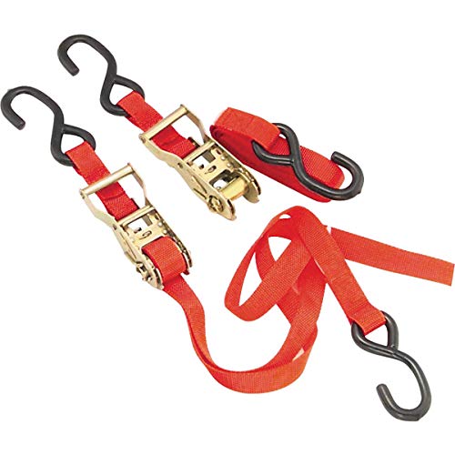 BikeMaster Ratchet Universal Tiedown Accessories - Red
