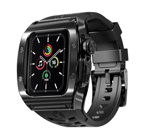 Kit acier inoxydable Apple Watch 45mm pour remplacer le silicone