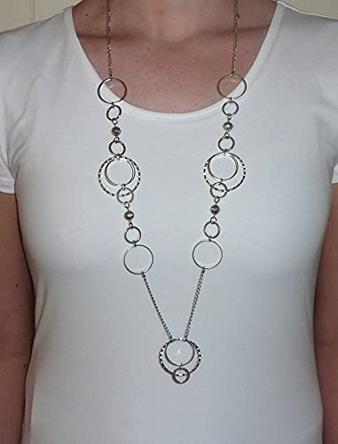 Hidden Hollow Beads Hello Beautiful! Fashion Lanyard, Made In Usa, Women's Super Strong Chain Lanyard For Id Badge Holder And Keys, 36" Long (Deluxe - Breakaway) #TOP4