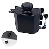 Peopop 1L Universal Aluminum Radiator Coolant Overflow Expansion Tank Recovery Water Tank Reservoir...
