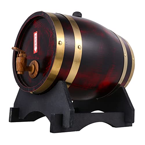 PRETYZOOM 5l Wine Beer Dispenser Set Faucet for Kitchen Dining Bar Pub Dec