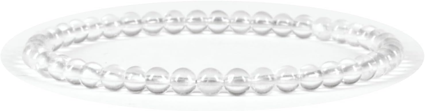 Small, Medium, Large Sizes - Gemstone Beaded Bracelets For Women and Men - 4mm Round Beads, Medium, Stone, Agate