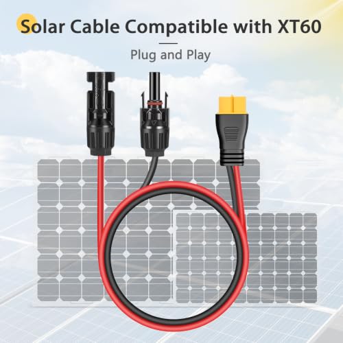 Miniatura 3 de Thlevel Conector De Panel Solar Compatible Con Xt60 Cable Adaptador