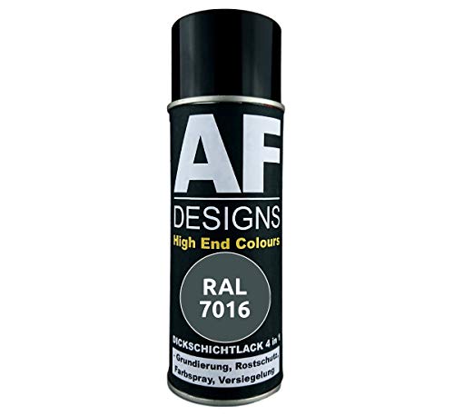 4 IN 1 Ral 7016 Gris Antracita Dickschichtlack Laca Spray Lata de Aerosol