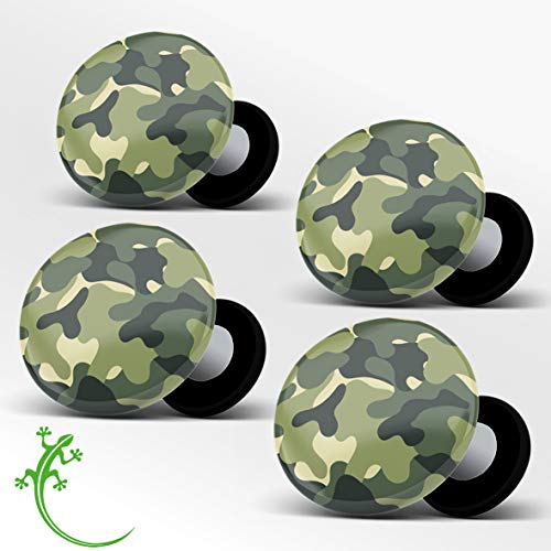 RaceBibUp Portadorsales magnéticos para la fijación del número de Carrera Ciclismo (Militar)