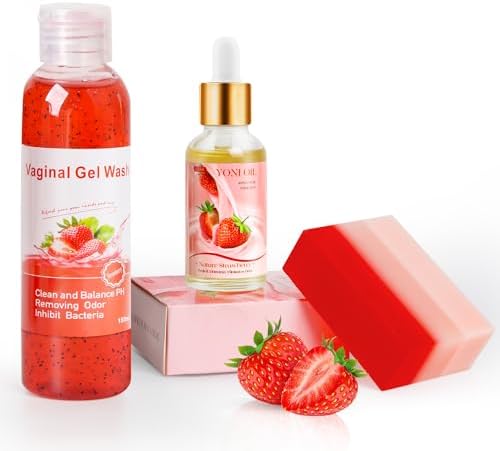 Feminine Wash & Yoni Oil & Yoni Soap Set for Women, Yoni Wash pH Balance