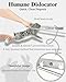 Rabbit Dislocator Skinning Tool Set, Humane Cervical Dislocation Tool with Skinning Hanger, Heavy-Duty Steel Rabbit Processing Kit for Hunting, Farming, and Small Animal Dispatch (Metallic Silver)