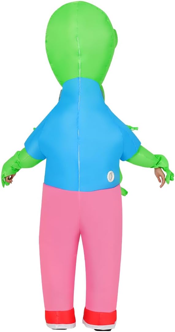 COMIN Inflatable Alien Costume for Adults with Alien Baby Blow Up Costume Inflatable Costume Full Body for Halloween Party