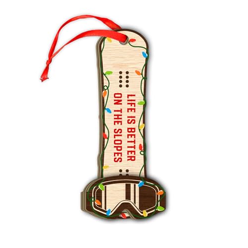 Snowboard Ornaments for Christmas Tree, Gifts for Snowboarders, Snowboarding...