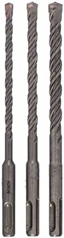 Bosch Professional Wiertło udarowe 3-częściowy zestaw SDS-plus-5, (długość całkowita 165 mm, długość robocza 100 mm), 1617000117