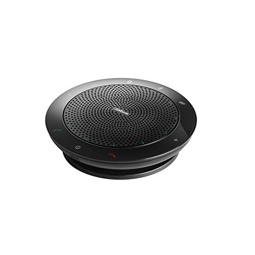 Jabra Speak 510 UC Wireless Bluetooth Speaker for Softphone and Mobile Phone – Easy Setup, Portable Speaker for Holding Meetings Anywhere with Outstanding Sound Quality (Renewed)