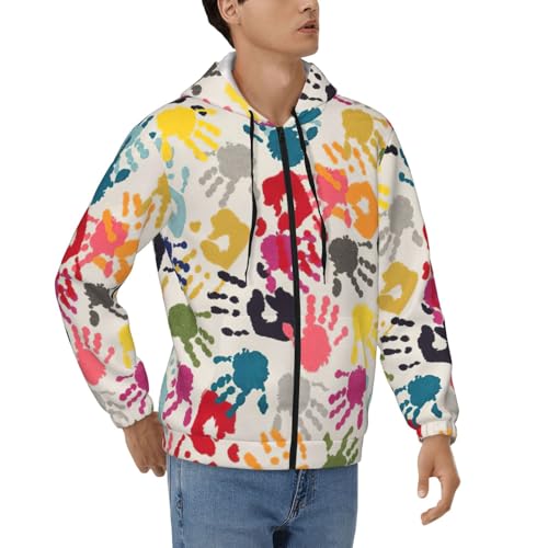 Sweat à capuche zippé homme veste à manches longues EdWal