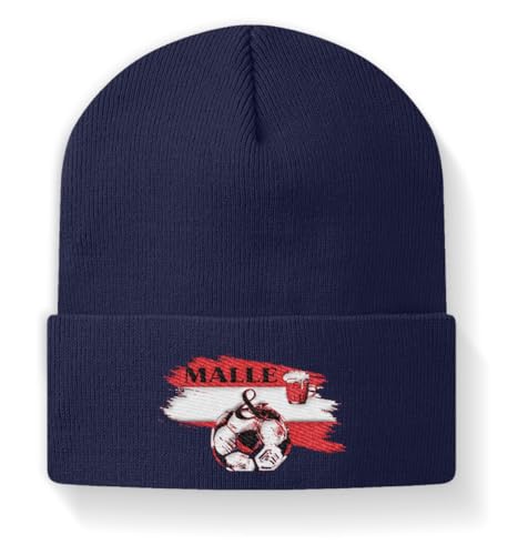 Casquette snapback bleu marine motif football M