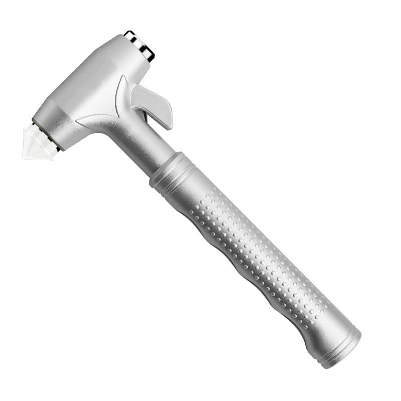 緊急脱出用ハンマー+車の脱出用 ガラスを割るための脱出ツール、タングステン鋼ハンマーヘッド、緊急防止グッズ、 窓ガラス、家庭、安全、スタンドアロン使用、緊急ツールを破壊するために