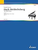  Hoch Heidecksburg: Marsch. op. 10. Klavier 4-händig.