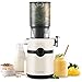 Fretta Entsafter Slow Juicer mit 108 mm XL Öffnung&1L Kapazität,Entsafter Gemüse und Obst,200W Saftpresse elektrisch mit Cold Press,Einfache Reinigung und Leiser Motor,BPA-frei