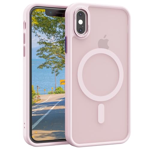 EUMADOVE Magnetic iPhone Xs MAX case,Compatible with Magsafe, Military-Grade Protection,Slim